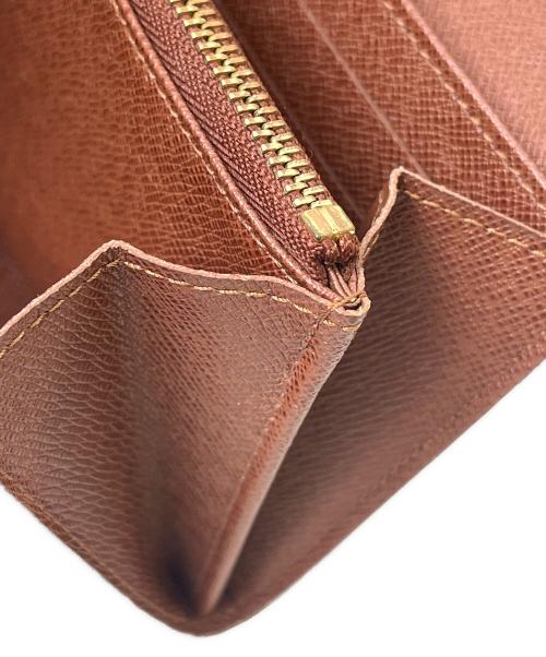 LOUIS VUITTON（ルイ ヴィトン）LOUIS VUITTON (ルイ ヴィトン) LOUIS VUITTON　ポルトフォイユ・サラ　モノグラム　長財布 ブラウンの古着・服飾アイテム