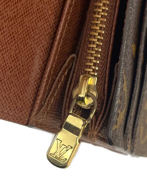 LOUIS VUITTON（ルイ ヴィトン）LOUIS VUITTON (ルイ ヴィトン) LOUIS VUITTON　ポルトフォイユ・サラ　モノグラム　長財布 ブラウンの古着・服飾アイテム
