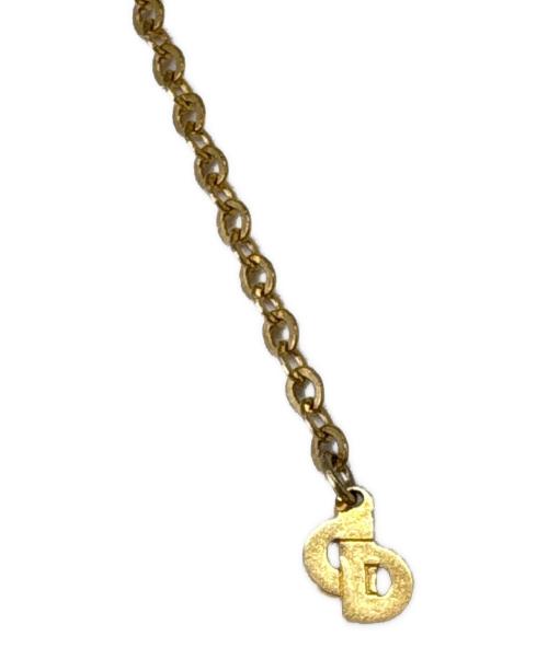 Christian Dior（クリスチャン ディオール）Christian Dior (クリスチャン ディオール) Christian Dior　CDロゴ　ネックレス ゴールド(色)の古着・服飾アイテム