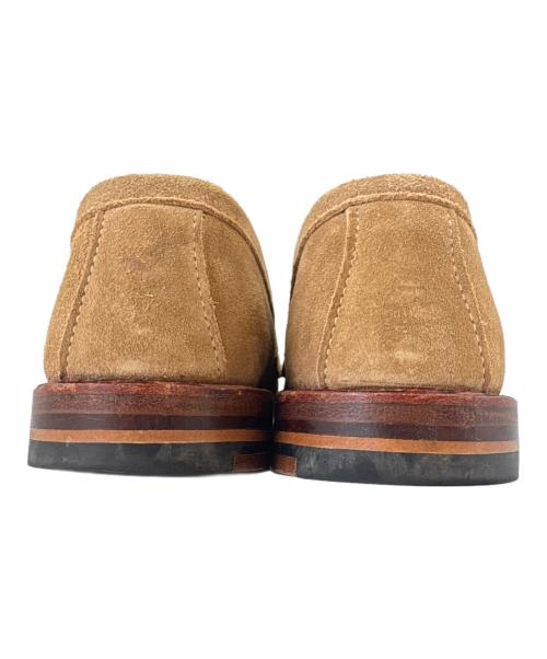 Alden（オールデン）Alden (オールデン) SHIPS (シップス) ALDEN　SHIPS　スウェードローファー ベージュ×ブラウン サイズ:8の古着・服飾アイテム