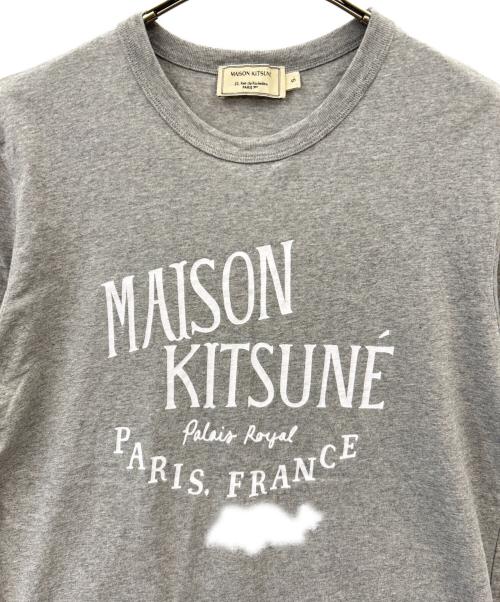 maison kitsune（メゾンキツネ）maison kitsune (メゾンキツネ) MAISON KITSUNE　半袖カットソー グレー サイズ:Ｓの古着・服飾アイテム