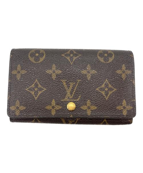 LOUIS VUITTON（ルイ ヴィトン）LOUIS VUITTON (ルイ ヴィトン) LOUIS VUITTON　モノグラム　ポルトモネ・ジップ2つ折り財布 ブラウンの古着・服飾アイテム