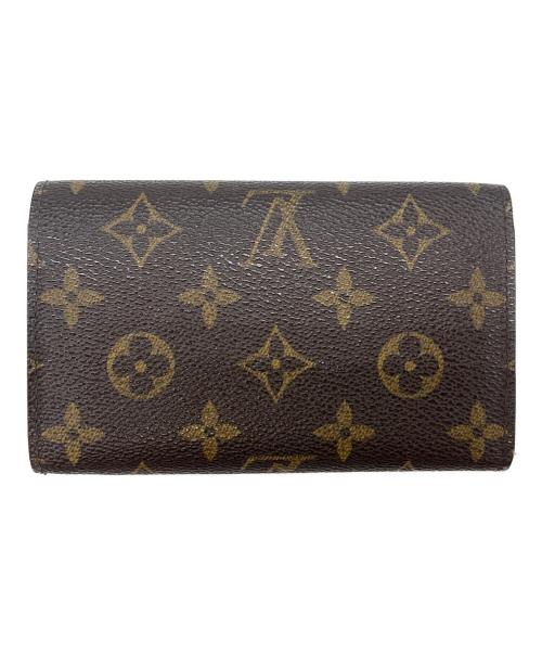 LOUIS VUITTON（ルイ ヴィトン）LOUIS VUITTON (ルイ ヴィトン) LOUIS VUITTON　モノグラム　ポルトモネ・ジップ2つ折り財布 ブラウンの古着・服飾アイテム