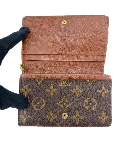 LOUIS VUITTON（ルイ ヴィトン）LOUIS VUITTON (ルイ ヴィトン) LOUIS VUITTON　モノグラム　ポルトモネ・ジップ2つ折り財布 ブラウンの古着・服飾アイテム