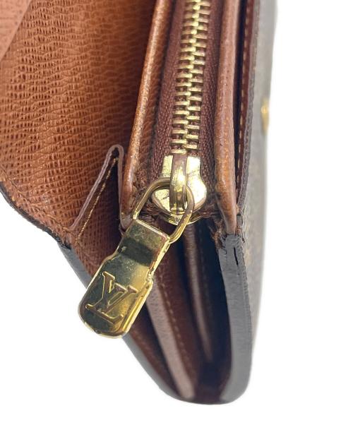 LOUIS VUITTON（ルイ ヴィトン）LOUIS VUITTON (ルイ ヴィトン) LOUIS VUITTON　モノグラム　ポルトモネ・ジップ2つ折り財布 ブラウンの古着・服飾アイテム