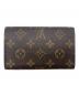 LOUIS VUITTON (ルイ ヴィトン) LOUIS VUITTON　モノグラム　ポルトモネ・ジップ2つ折り財布 ブラウン：10000円