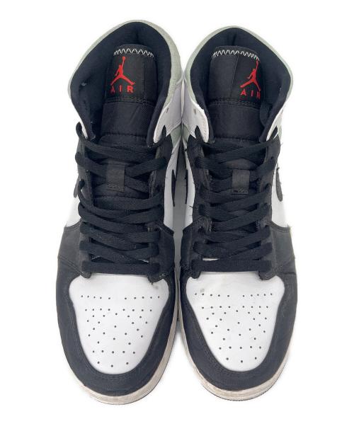 NIKE（ナイキ）NIKE (ナイキ) NIKE  Air Jordan 1 Mid SE  ハイカットスニーカー ホワイト×ブラック×レッド サイズ:29の古着・服飾アイテム
