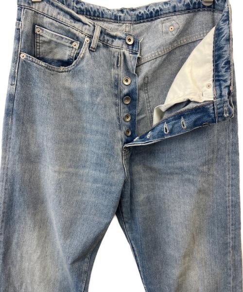 Maison Margiela（メゾンマルジェラ）Maison Margiela (メゾンマルジェラ) Maison Margiela　ダメージ加工バックルジーンズ インディゴ サイズ:31の古着・服飾アイテム