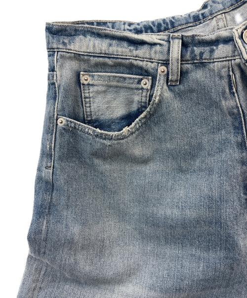 Maison Margiela（メゾンマルジェラ）Maison Margiela (メゾンマルジェラ) Maison Margiela　ダメージ加工バックルジーンズ インディゴ サイズ:31の古着・服飾アイテム