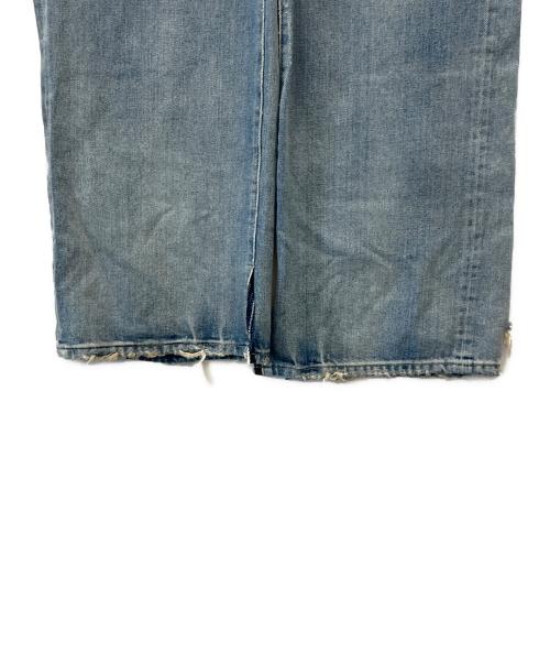 Maison Margiela（メゾンマルジェラ）Maison Margiela (メゾンマルジェラ) Maison Margiela　ダメージ加工バックルジーンズ インディゴ サイズ:31の古着・服飾アイテム