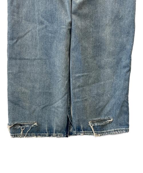 Maison Margiela（メゾンマルジェラ）Maison Margiela (メゾンマルジェラ) Maison Margiela　ダメージ加工バックルジーンズ インディゴ サイズ:31の古着・服飾アイテム