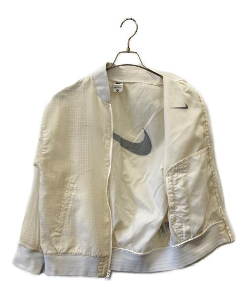 NIKE（ナイキ）NIKE (ナイキ) NIKE　ナイロンボンバージャケット ホワイト サイズ:Ｍの古着・服飾アイテム