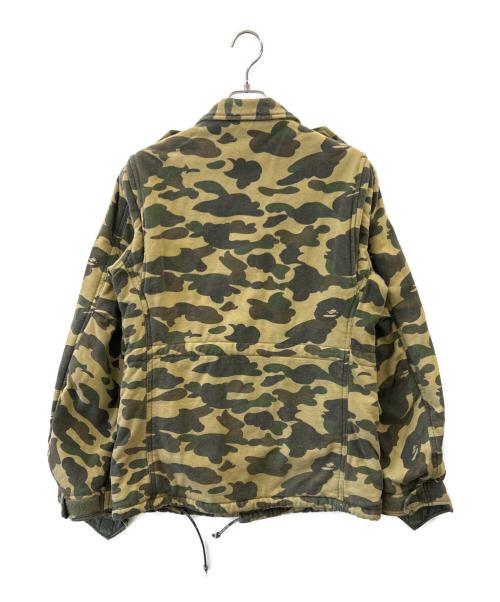 BAPE BY A BATHING APE（ベイプバイアベイシングエイプ）BAPE BY A BATHING APE (ベイプバイアベイシングエイプ) BAPE BY A BATHING APE　中綿ジャケット グリーン サイズ:Ｓの古着・服飾アイテム