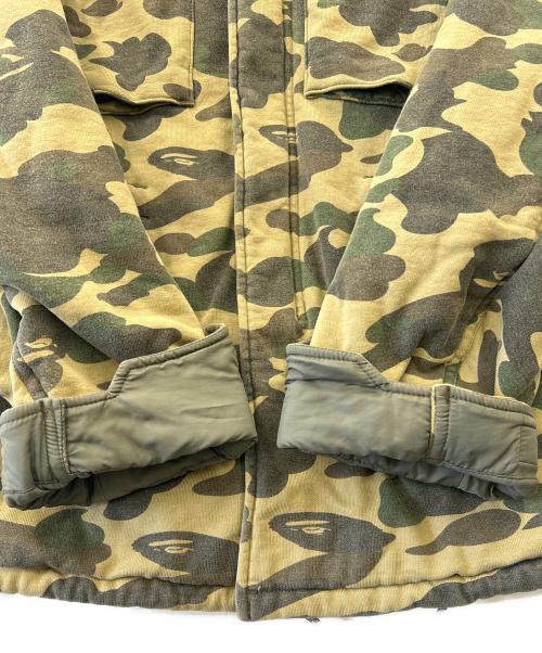 BAPE BY A BATHING APE（ベイプバイアベイシングエイプ）BAPE BY A BATHING APE (ベイプバイアベイシングエイプ) BAPE BY A BATHING APE　中綿ジャケット グリーン サイズ:Ｓの古着・服飾アイテム
