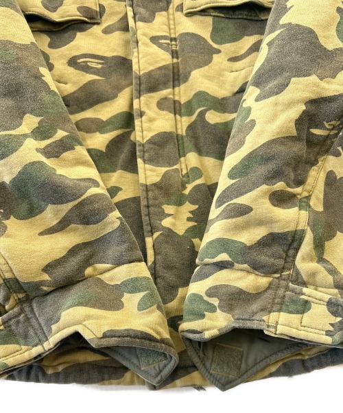 BAPE BY A BATHING APE（ベイプバイアベイシングエイプ）BAPE BY A BATHING APE (ベイプバイアベイシングエイプ) BAPE BY A BATHING APE　中綿ジャケット グリーン サイズ:Ｓの古着・服飾アイテム