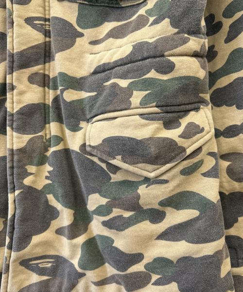 BAPE BY A BATHING APE（ベイプバイアベイシングエイプ）BAPE BY A BATHING APE (ベイプバイアベイシングエイプ) BAPE BY A BATHING APE　中綿ジャケット グリーン サイズ:Ｓの古着・服飾アイテム