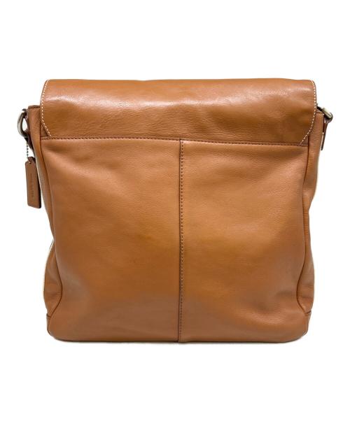 COACH（コーチ）COACH (コーチ) COACH　レザーショルダーバッグ ブラウンの古着・服飾アイテム