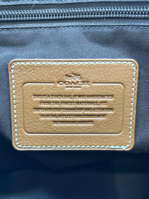 COACH（コーチ）COACH (コーチ) COACH　レザーショルダーバッグ ブラウンの古着・服飾アイテム