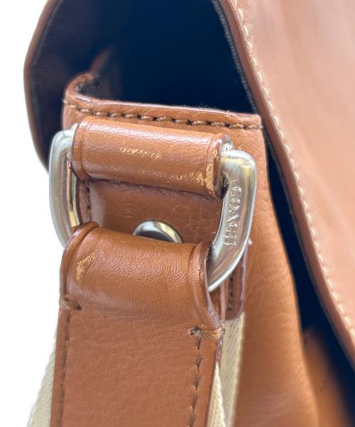 COACH（コーチ）COACH (コーチ) COACH　レザーショルダーバッグ ブラウンの古着・服飾アイテム