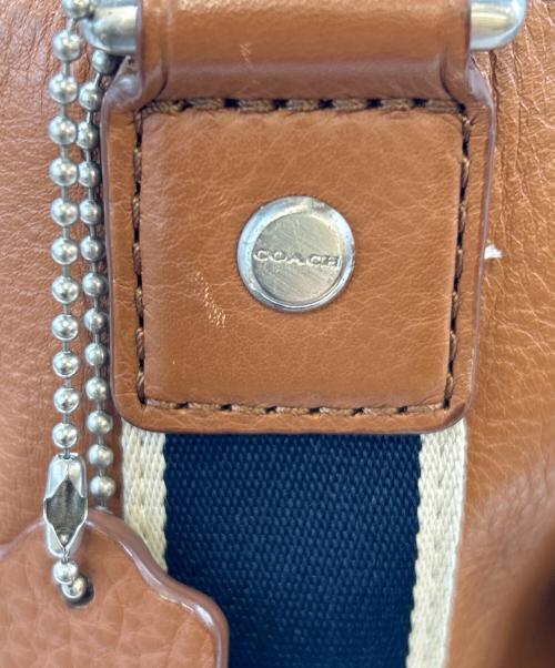 COACH（コーチ）COACH (コーチ) COACH　レザーショルダーバッグ ブラウンの古着・服飾アイテム