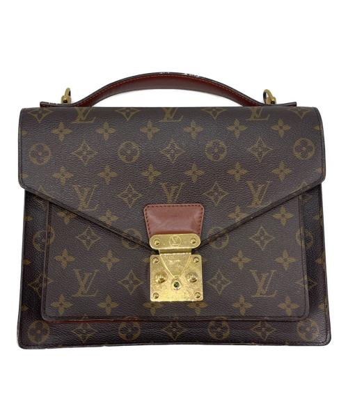 LOUIS VUITTON（ルイ ヴィトン）LOUIS VUITTON (ルイ ヴィトン) LOUIS VUITTON 　モノグラム　モンソー2WAYバッグ ブラウンの古着・服飾アイテム