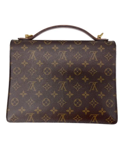 LOUIS VUITTON（ルイ ヴィトン）LOUIS VUITTON (ルイ ヴィトン) LOUIS VUITTON 　モノグラム　モンソー2WAYバッグ ブラウンの古着・服飾アイテム