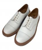 MARGARET HOWELL×Tricker'sマーガレットハウエル×トリッカーズ）の古着「MARGARET HOWELL × Tricker's　ストレートチップシューズ」｜ホワイト