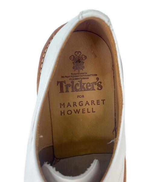 MARGARET HOWELL（マーガレットハウエル）MARGARET HOWELL (マーガレットハウエル) Tricker's (トリッカーズ) MARGARET HOWELL × Tricker's　ストレートチップシューズ ホワイト サイズ:6 1/2の古着・服飾アイテム