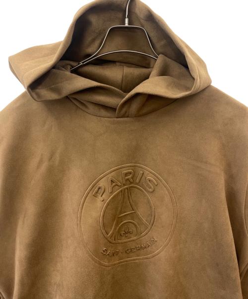 Paris Saint-Germain（パリサンジェルマン）Paris Saint-Germain (パリサンジェルマン) EDIFICE (エディフィス) PARIS SAINT-GERMAIN × EDIFICE　プルオーバーパーカー ブラウン サイズ:Lの古着・服飾アイテム