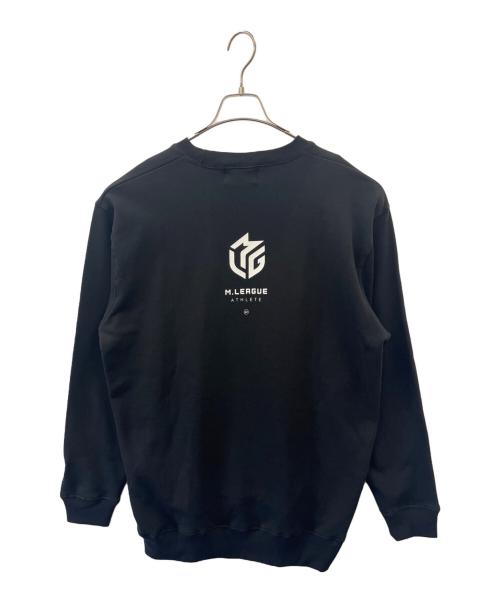 FRAGMENT DESIGN（フラグメントデザイン）FRAGMENT DESIGN (フラグメントデザイン) M.LEAGUE FRAGMENT DESIGN × M.LEAGUE  FRAGMENT ORPHANS  クルーネックスウェット ブラック サイズ:Lの古着・服飾アイテム