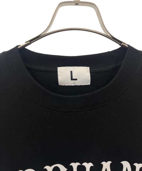 FRAGMENT DESIGN（フラグメントデザイン）FRAGMENT DESIGN (フラグメントデザイン) M.LEAGUE FRAGMENT DESIGN × M.LEAGUE  FRAGMENT ORPHANS  クルーネックスウェット ブラック サイズ:Lの古着・服飾アイテム