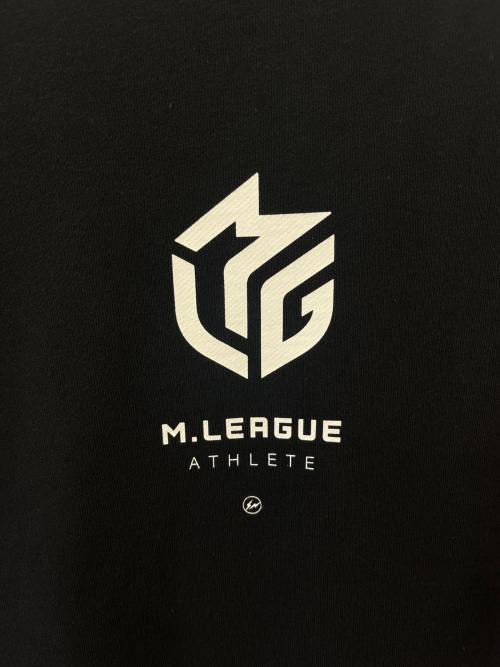 FRAGMENT DESIGN（フラグメントデザイン）FRAGMENT DESIGN (フラグメントデザイン) M.LEAGUE FRAGMENT DESIGN × M.LEAGUE  FRAGMENT ORPHANS  クルーネックスウェット ブラック サイズ:Lの古着・服飾アイテム