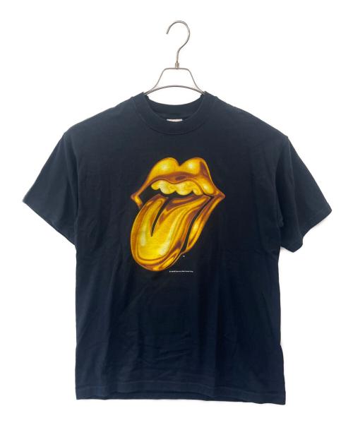 SCREEN STARS（スクリーンズスターズ）SCREEN STARS (スクリーンズスターズ) SCREEN STARS　ROLLING STONES　リップ＆タン/1999 RS TOUR　半袖カットソー ブラック サイズ:Lの古着・服飾アイテム
