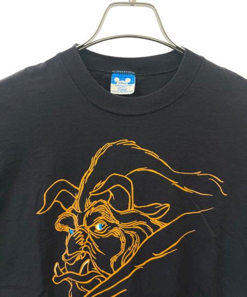 DISNEY（ディズニー）DISNEY (ディズニー) Disney　BEAST　半袖カットソー ブラック サイズ:X–LARGEの古着・服飾アイテム