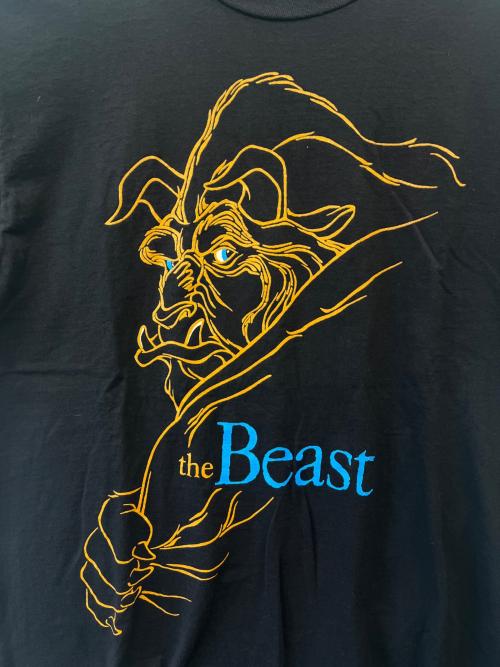 DISNEY（ディズニー）DISNEY (ディズニー) Disney　BEAST　半袖カットソー ブラック サイズ:X–LARGEの古着・服飾アイテム
