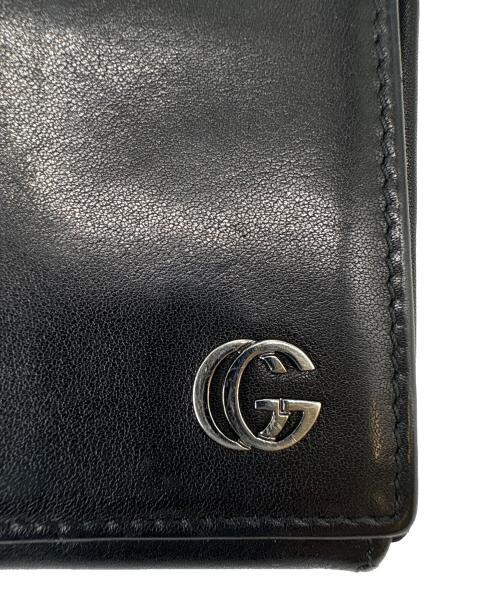 GUCCI（グッチ）GUCCI (グッチ) GUCCI　長財布 ブラックの古着・服飾アイテム