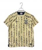 NIKEナイキ）の古着「NIKE  SCコリンチャンス・パウリスタ 2022・3rd  半袖シャツ」｜ベージュ