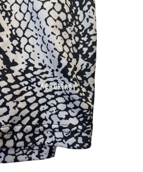 adidas（アディダス）adidas (アディダス) adidas　マンチェスターU　パイソン柄　半袖シャツ グレー サイズ:J 2XOの古着・服飾アイテム