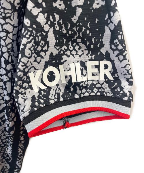 adidas（アディダス）adidas (アディダス) adidas　マンチェスターU　パイソン柄　半袖シャツ グレー サイズ:J 2XOの古着・服飾アイテム