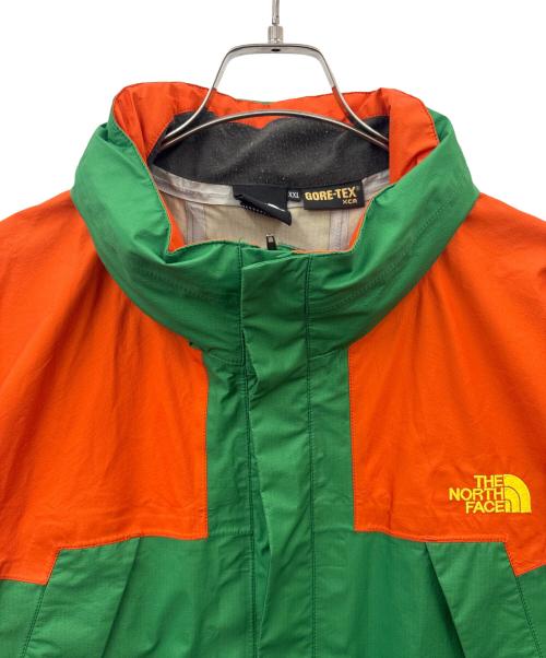 THE NORTH FACE（ザ ノース フェイス）THE NORTH FACE (ザ ノース フェイス) THE NORTH FACE　スクープジャケット　ナイロンパーカー グリーン×オレンジ サイズ:XXLの古着・服飾アイテム