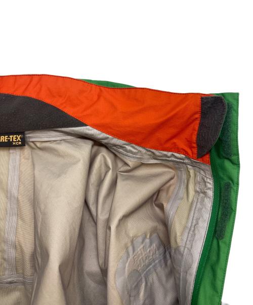 THE NORTH FACE（ザ ノース フェイス）THE NORTH FACE (ザ ノース フェイス) THE NORTH FACE　スクープジャケット　ナイロンパーカー グリーン×オレンジ サイズ:XXLの古着・服飾アイテム