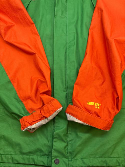 THE NORTH FACE（ザ ノース フェイス）THE NORTH FACE (ザ ノース フェイス) THE NORTH FACE　スクープジャケット　ナイロンパーカー グリーン×オレンジ サイズ:XXLの古着・服飾アイテム