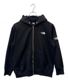 THE NORTH FACE（ザ ノース フェイス）の古着「THE NORTH FACE　スクエアロゴフルジップ」｜ブラック