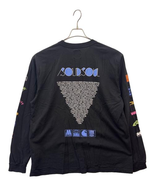 Carhartt WIP（カーハート ワーク イン プログレス）Carhartt WIP (カーハート ワーク イン プログレス) Motown CARHARTT WIP × Motown　60th 限定　長袖カットソー ブラック サイズ:XXLの古着・服飾アイテム