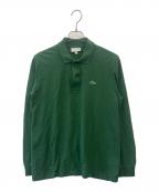 LACOSTEラコステ）の古着「LACOSTE　長袖ポロシャツ」｜グリーン