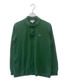 LACOSTE（ラコステ）の古着「LACOSTE　長袖ポロシャツ」｜グリーン
