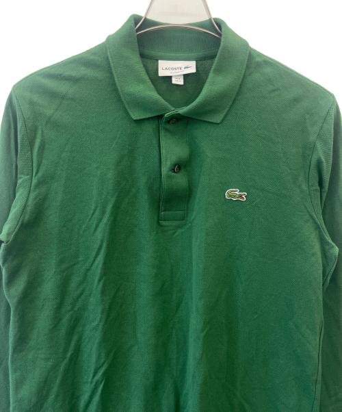 LACOSTE（ラコステ）LACOSTE (ラコステ) LACOSTE　長袖ポロシャツ グリーン サイズ:FR 4　US Mの古着・服飾アイテム