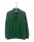LACOSTE（ラコステ）の古着「LACOSTE　長袖ポロシャツ」｜グリーン