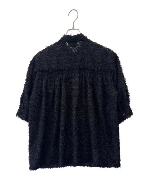 UNITED ARROWS（ユナイテッドアローズ）UNITED ARROWS (ユナイテッドアローズ) UNITED ARROWS　カットジャカード5SLブラウス ブラック サイズ:36の古着・服飾アイテム