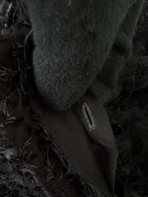 UNITED ARROWS（ユナイテッドアローズ）UNITED ARROWS (ユナイテッドアローズ) UNITED ARROWS　カットジャカード5SLブラウス ブラック サイズ:36の古着・服飾アイテム